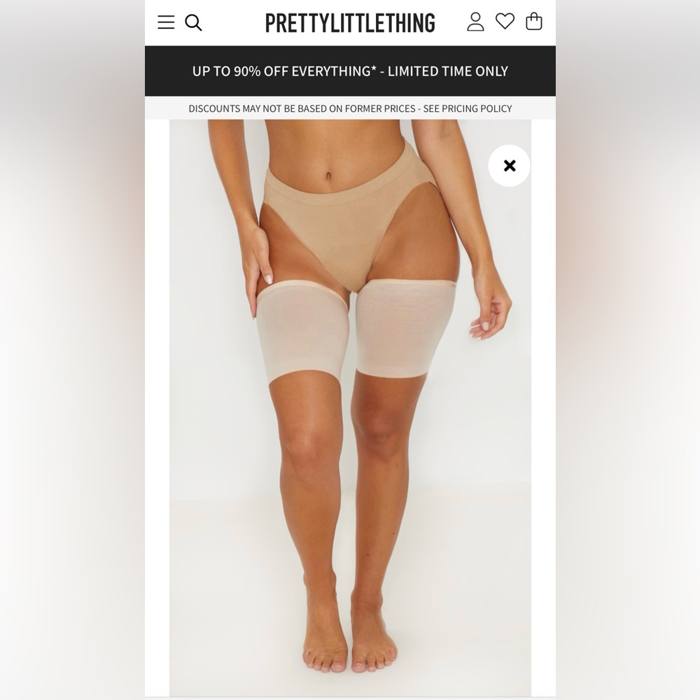 Pretty Little Thing Nude Thigh Chafing Bands